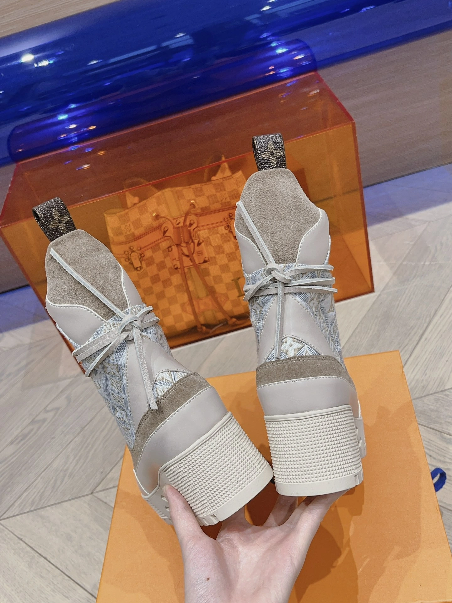 COCO-- 8V 1AAIWN Cowhide Heel height 7cm Waterproof 3.5cm item:D-X000F1912S